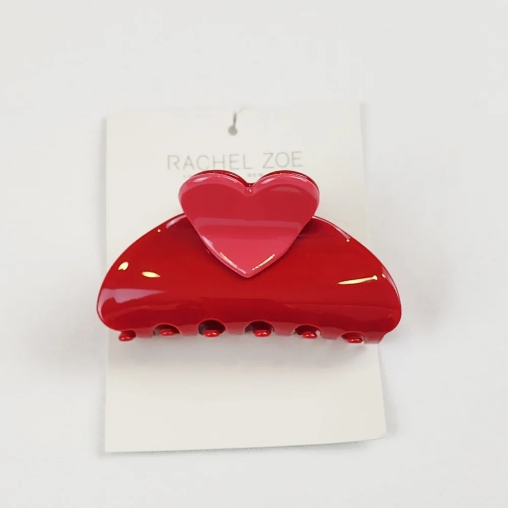 Rachel Zoe Heart Detail Claw Clip Hair Accessories